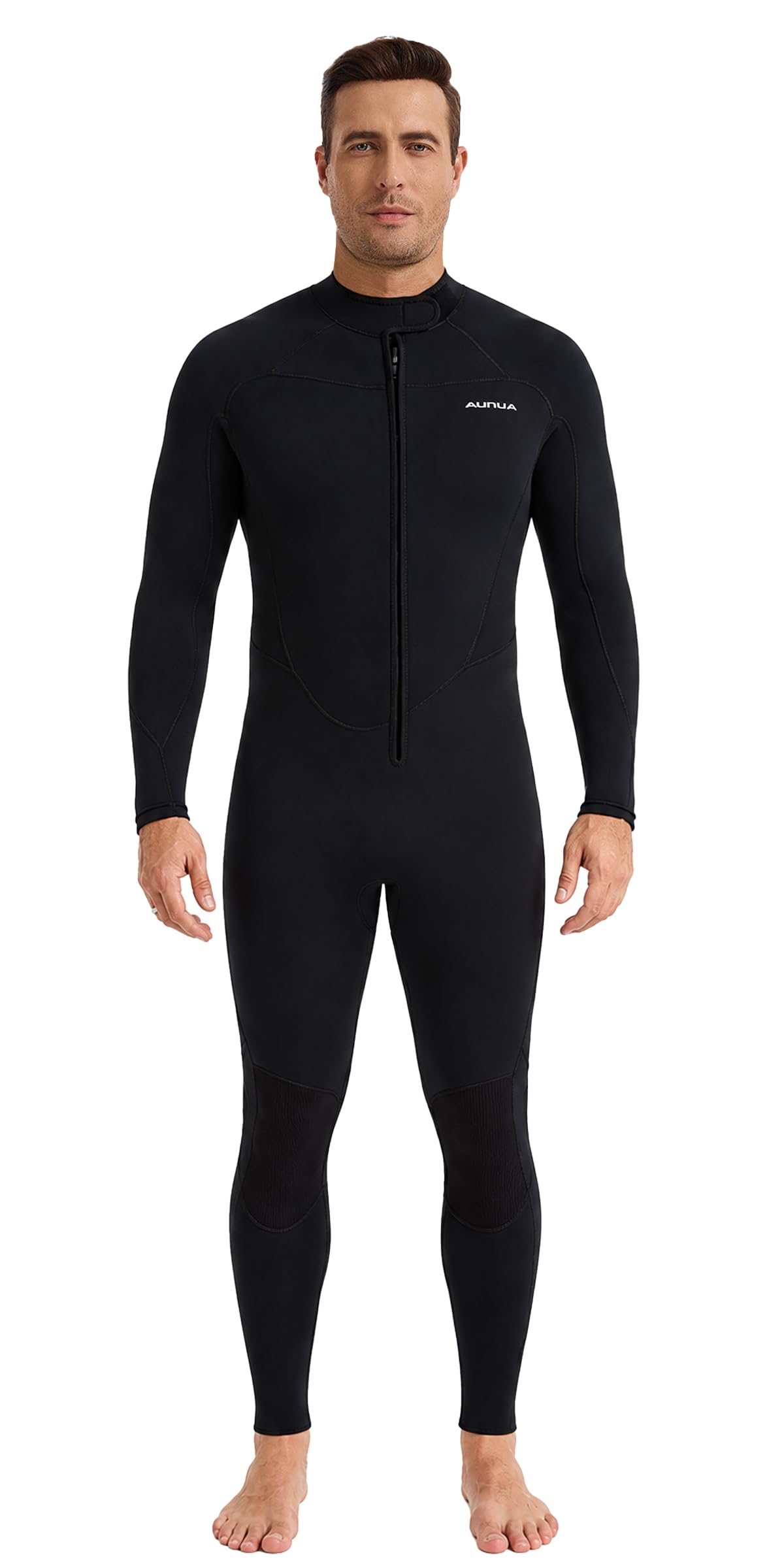 Aunua Wetsuits Men 5mm Fullsuit Superstretch Neoprene GBS Seams Keep Warm Surfing Diving Snorkeling Wetsuit