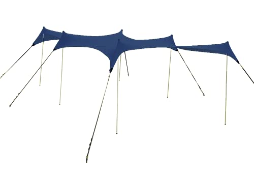 Neso Party Tent - Lightweight and Portable Canopy Tent - Easy Setup for Family Outings On and Off The Beach - Patented Reinforced Corners - UPF 50+ Sun Protection - 8ft Tall, 11 x 22ft