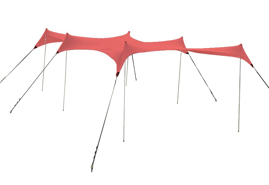 Neso Party Tent - Lightweight and Portable Canopy Tent - Easy Setup for Family Outings On and Off The Beach - Patented Reinforced Corners - UPF 50+ Sun Protection - 8ft Tall, 11 x 22ft
