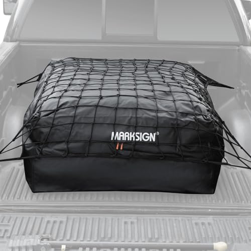 Truck Bed Bag with Cargo Net, 100% Waterproof Truck Cargo Bag Fits Any Truck Size with 4 Handles, 26 Cubic Feet (51''x40''x22'', Patent Pending)
