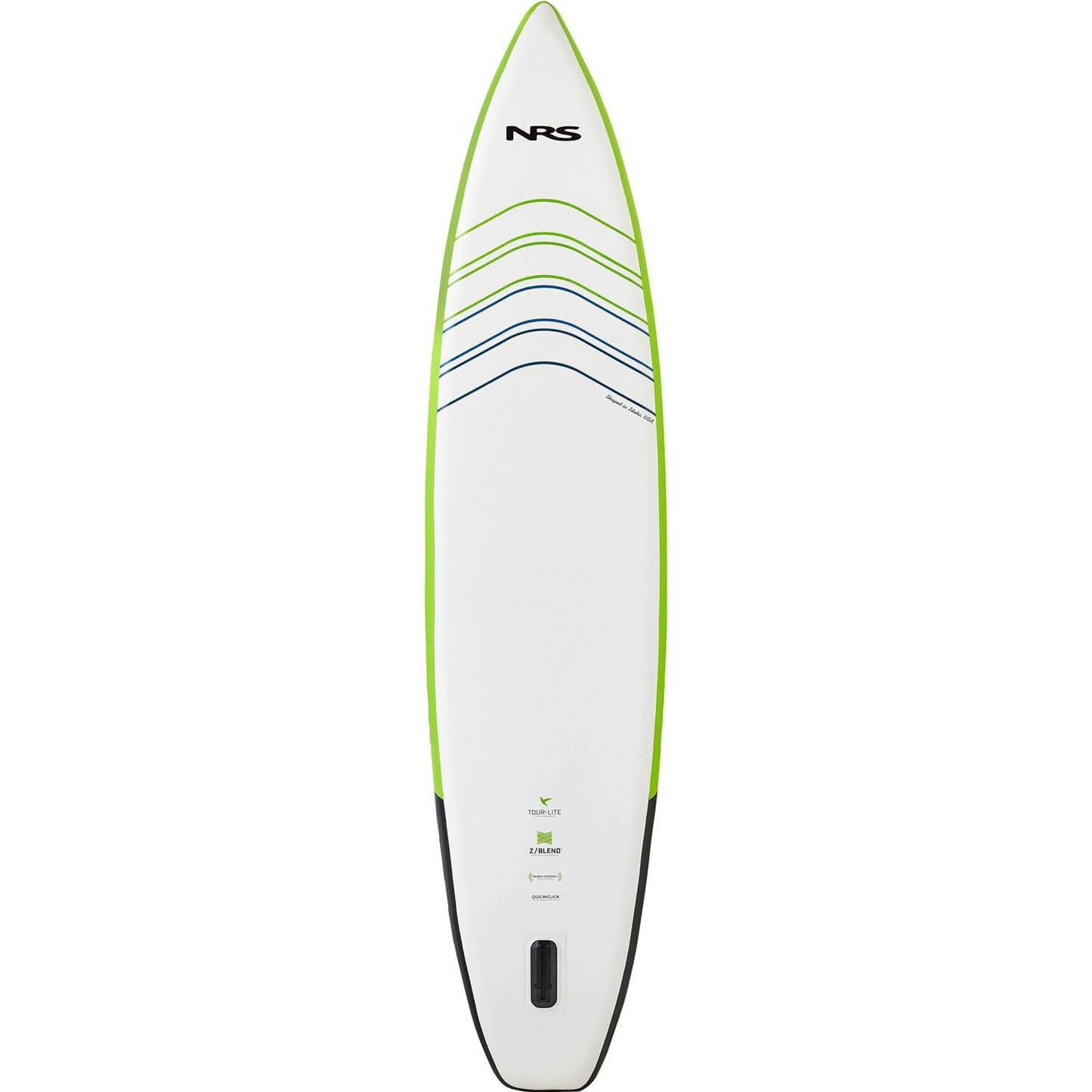 NRS Tour-Lite 11.0 Inflatable SUP Board, White/Green/Grey
