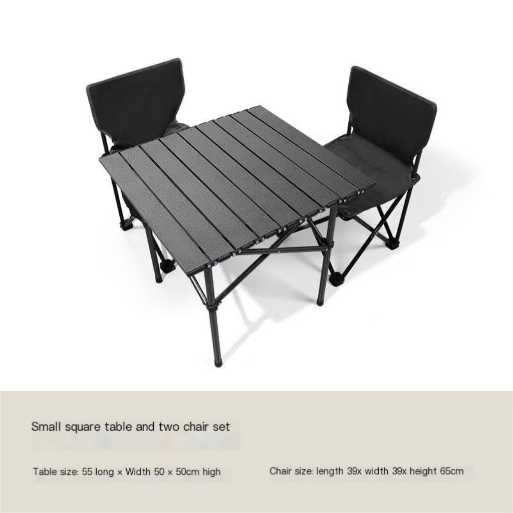 Portable Folding Picnic Table and Chairs Set - Perfect for Camping, Outdoor Events, Tailgating, and Family Gatherings