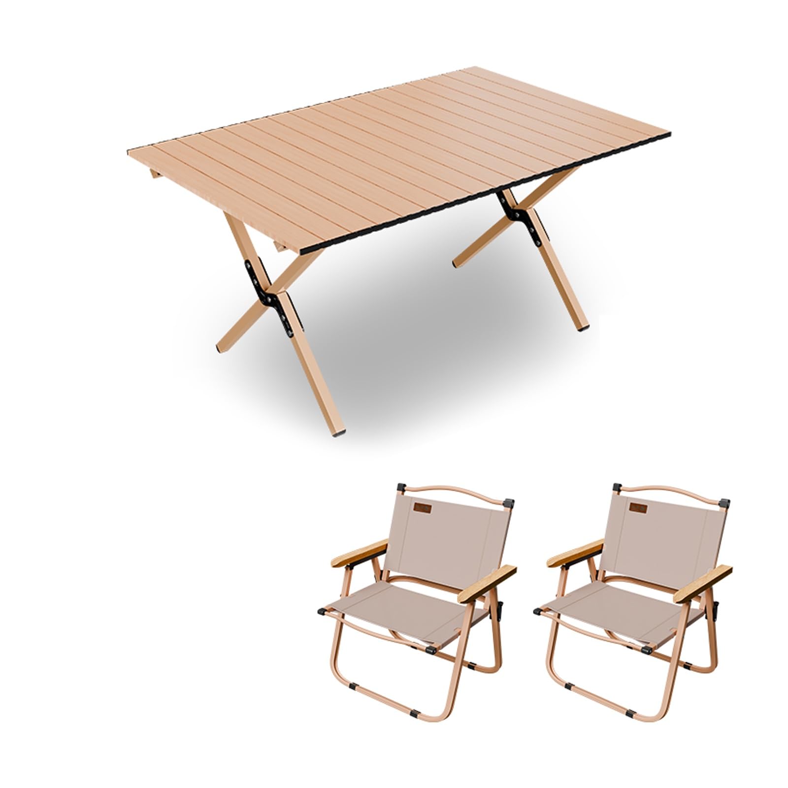 HBOOMOEM Ortable Picnic Table with Chairs，Folding Picnic Table and Bench Set，Lightweight and Easy to Carry, Suitable for Outdoor Camping, Garden Picnics, and Catering Cooking.