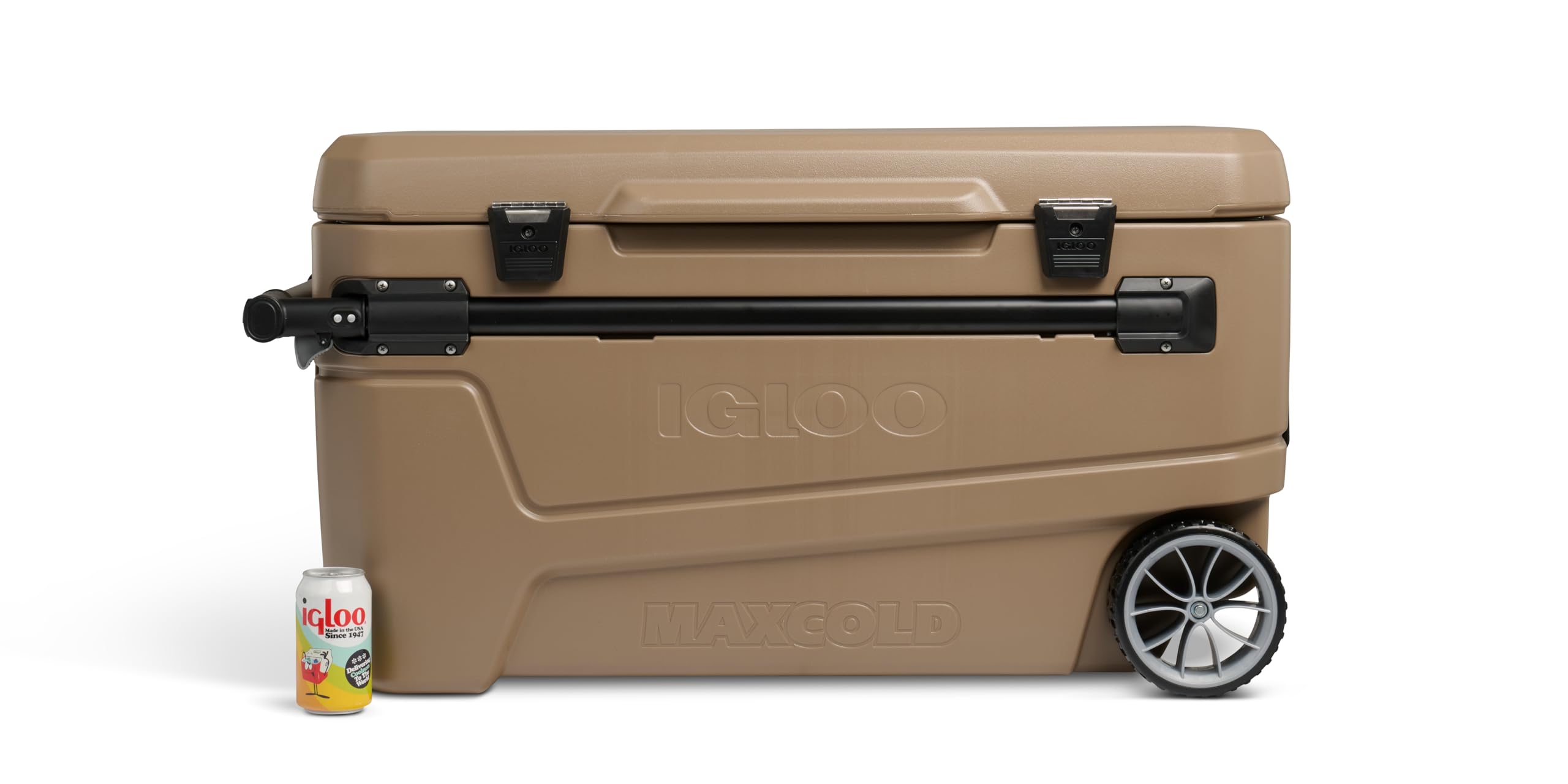 Igloo Maxcold Glide 110Qt Wheeled Cooler | Insulated Hard Shell Ice Chest
