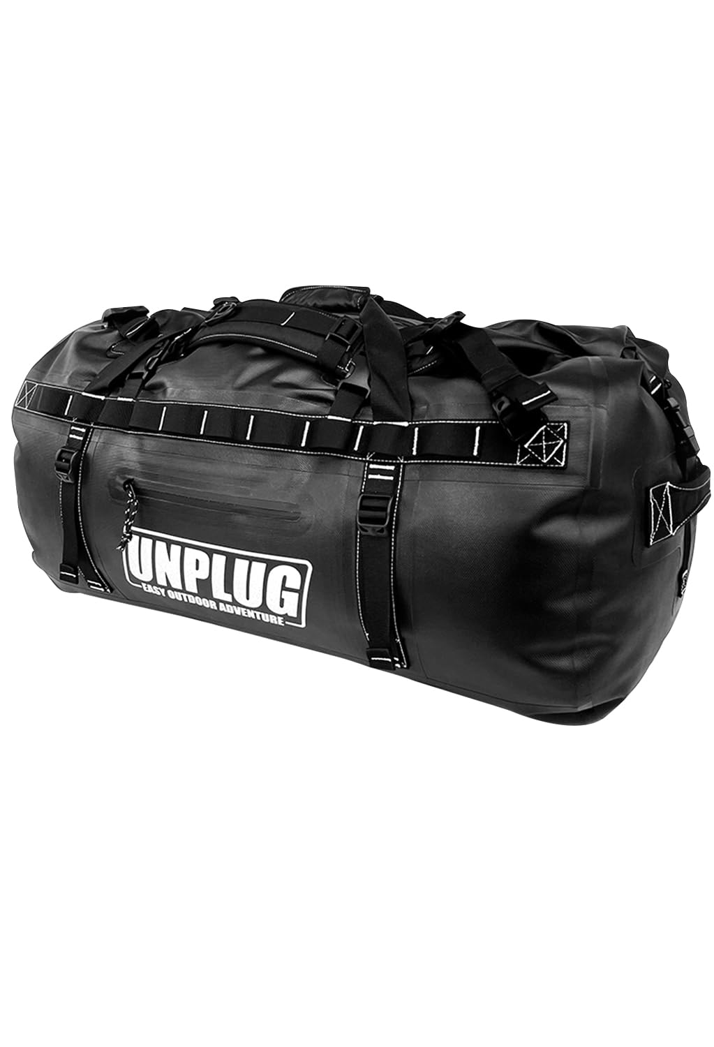 UNPLUG Ultimate Adventure Bag | 1680D Heavy Duty Waterproof Bag | Large Travel Duffle Bag which can be Used for Camping, Motorcycling, Boating, or Hunting