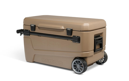 Igloo Maxcold Glide 110Qt Wheeled Cooler | Insulated Hard Shell Ice Chest