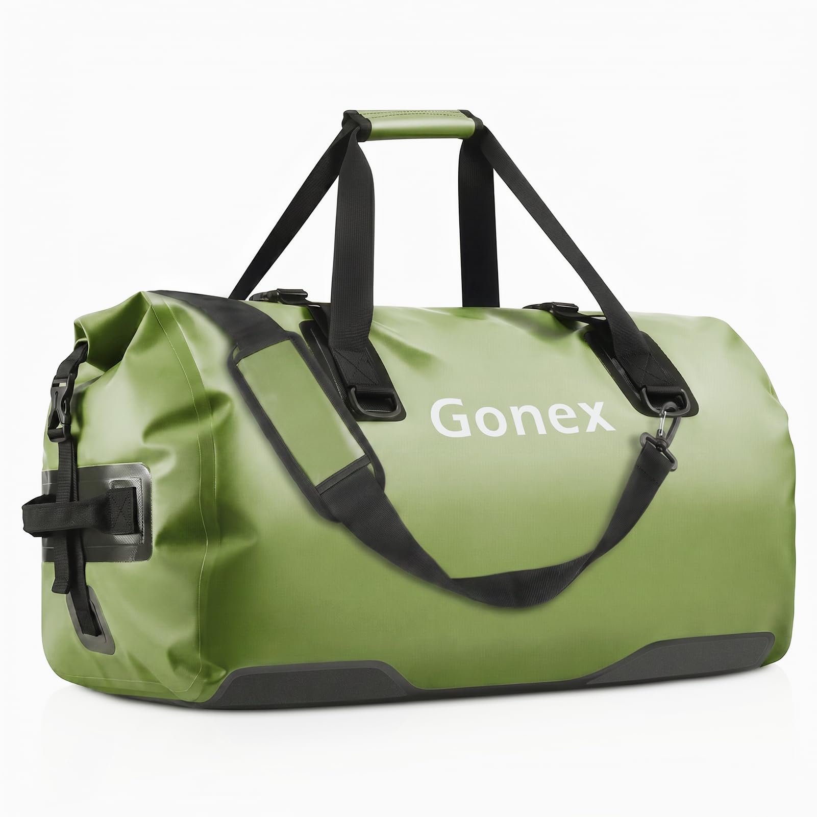 Gonex 40L 60L 80L Extra Large Waterproof Duffle Travel Dry Duffel Bag Heavy Duty Bag with Durable Straps & Handles for Kayaking Paddleboarding Boating Rafting Fishing