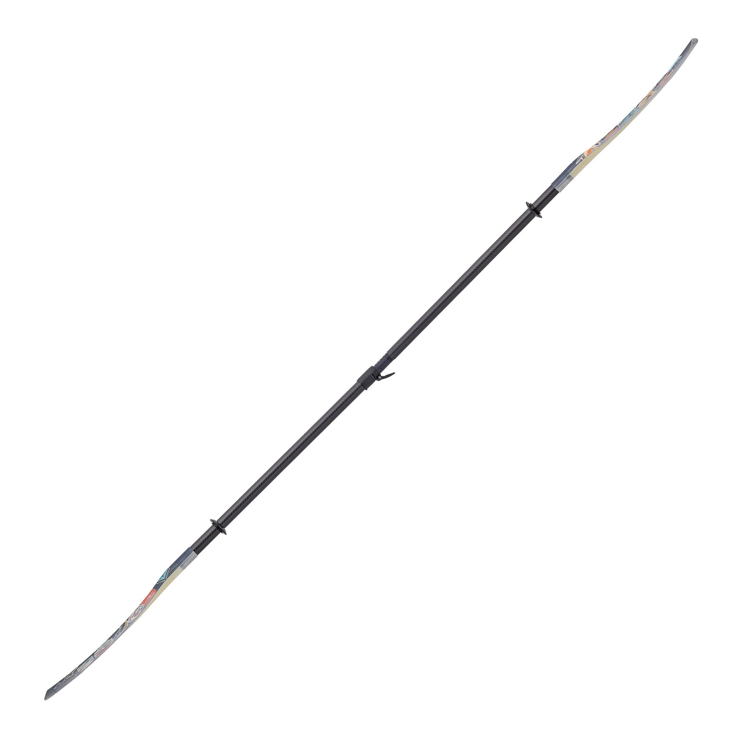 Hornet Watersports Fiberglass Kayak Paddle for Adults- Ideal for Touring, Fishing and Boating- 90.5 inches / 230CM Adjustable with Carbon Fiber Shaft- Kayak Oars Kayaking Equipment
