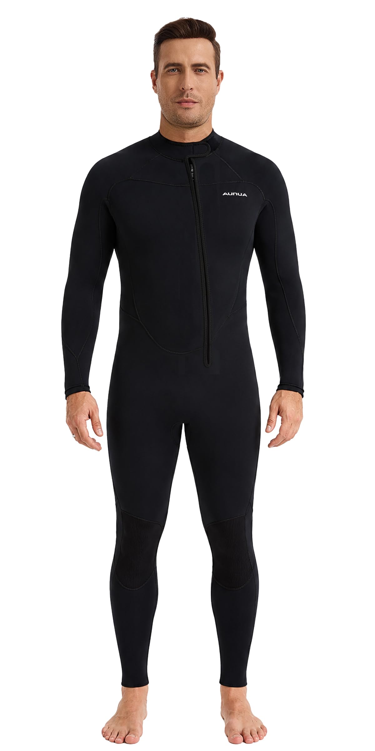 Aunua Wetsuits Men 5mm Fullsuit Superstretch Neoprene GBS Seams Keep Warm Surfing Diving Snorkeling Wetsuit
