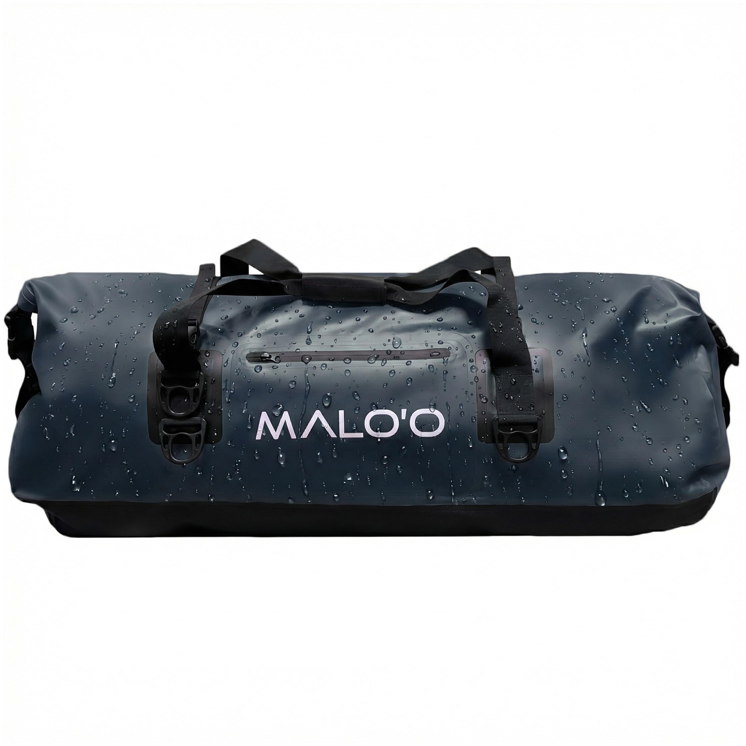 Malo’o Waterproof Dry Duffel, Heavy-Duty Roll Top Waterproof Gear Bag with Shoulder Straps & Molle Loops, Marine Duffel for Kayaking, Boating, Camping, Beach & Travel