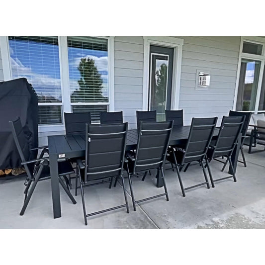 PURPLE LEAF Outdoor Dining Chairs Patio Folding Chairs