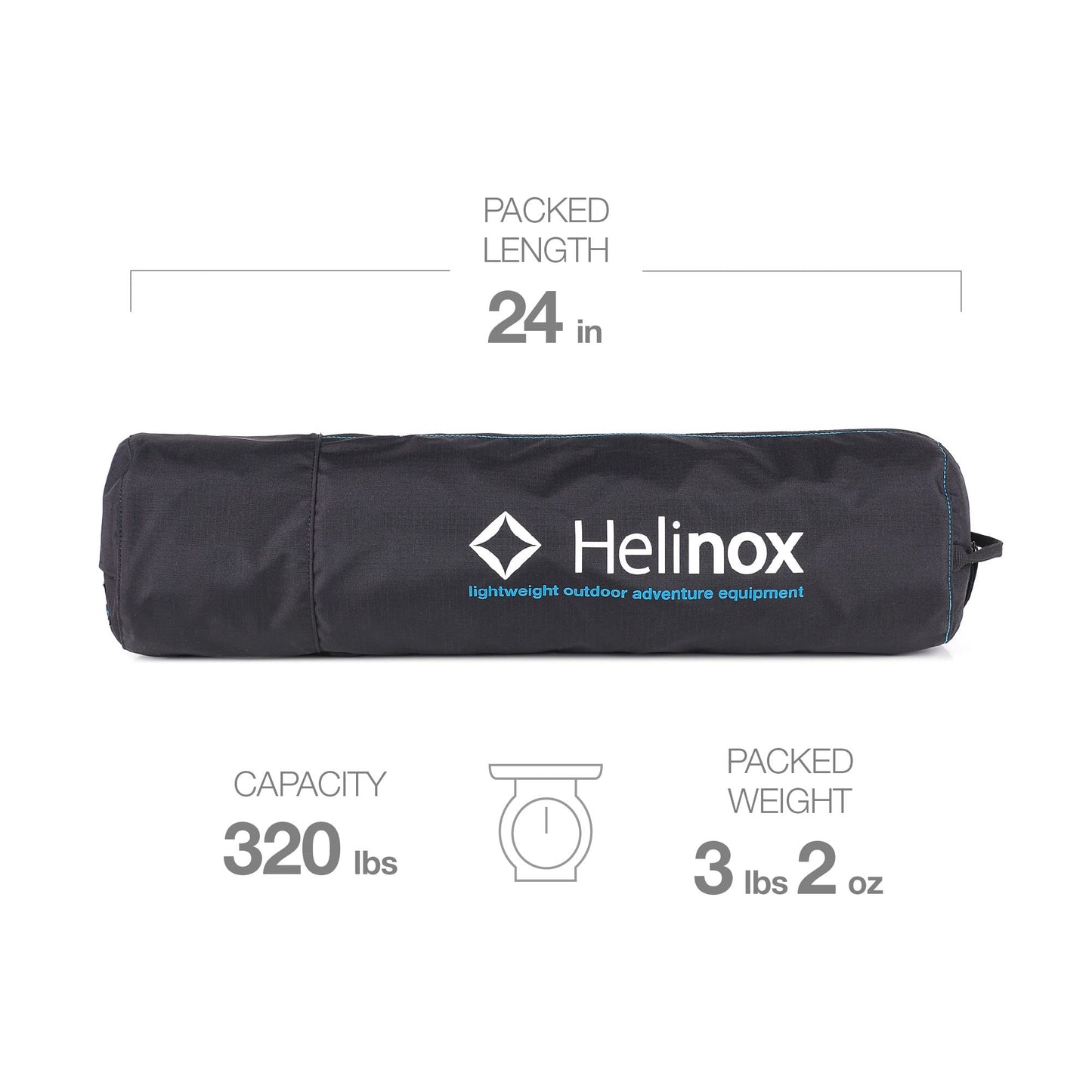 Helinox Café Table + Two Café Chairs
