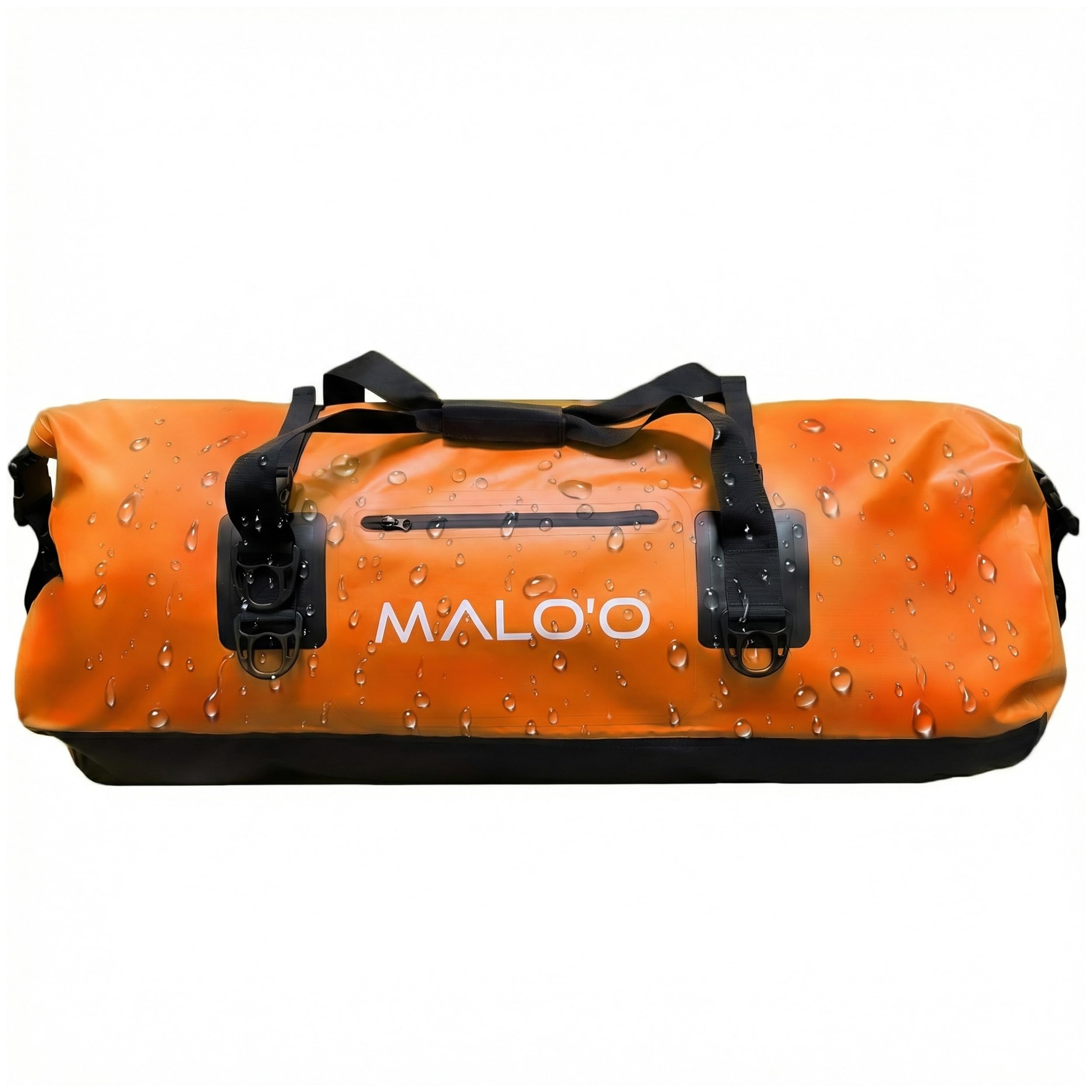 Malo’o Waterproof Dry Duffel, Heavy-Duty Roll Top Waterproof Gear Bag with Shoulder Straps & Molle Loops, Marine Duffel for Kayaking, Boating, Camping, Beach & Travel