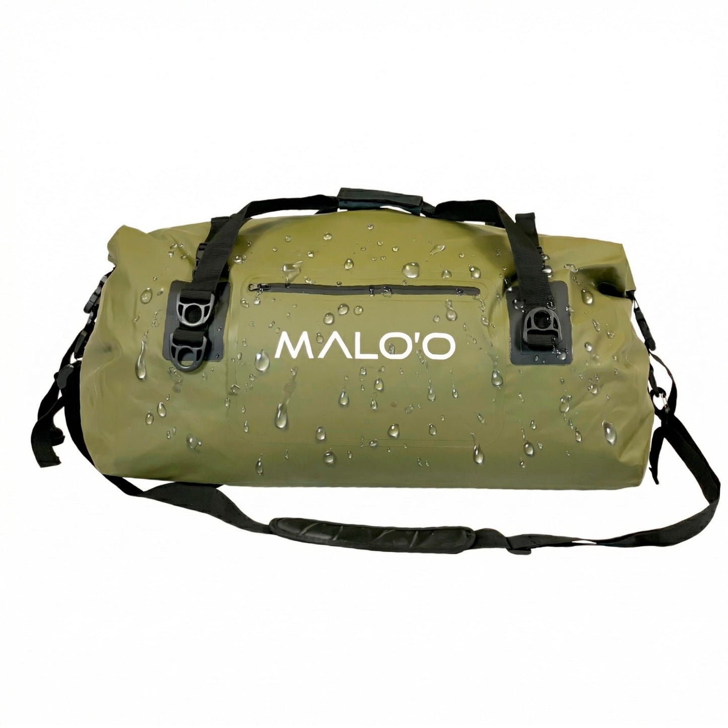 Malo’o Waterproof Dry Duffel, Heavy-Duty Roll Top Waterproof Gear Bag with Shoulder Straps & Molle Loops, Marine Duffel for Kayaking, Boating, Camping, Beach & Travel