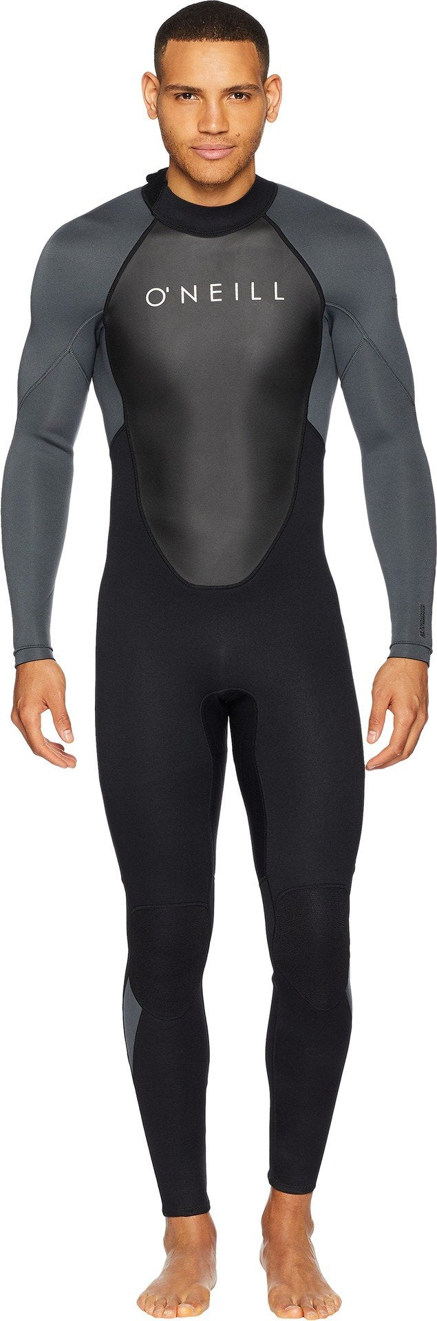 O'Neill Men's Reactor-2 3:2mm Back Zip Full Wetsuit, Lightweight Warmth and Flexibility for All Water Activities