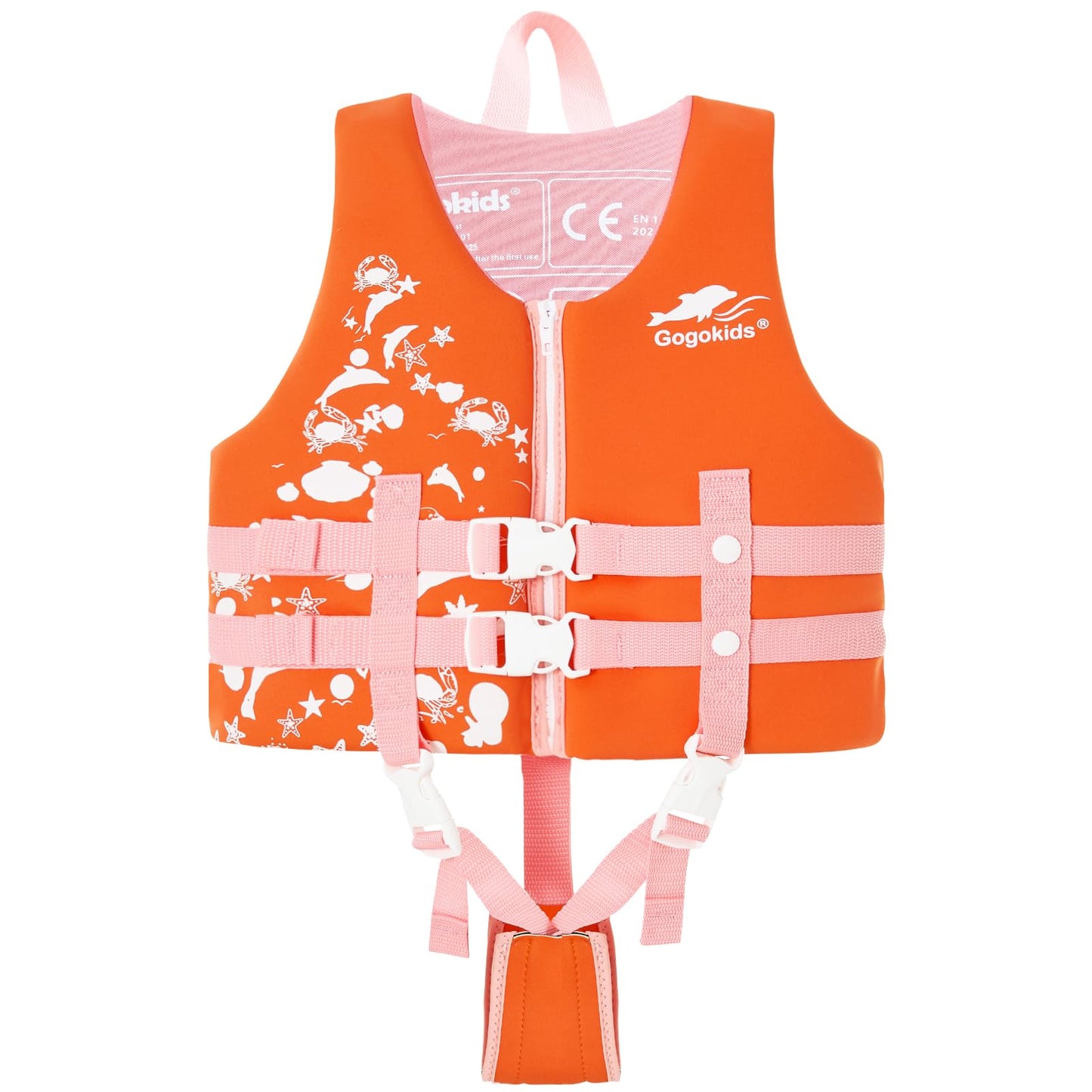 Gogokids Toddler Swim Vest, Kids Floaties – Boys & Girls Buoyancy Jacket for Pool & Beach, Fits 2-8 Years / 22-60 lbs