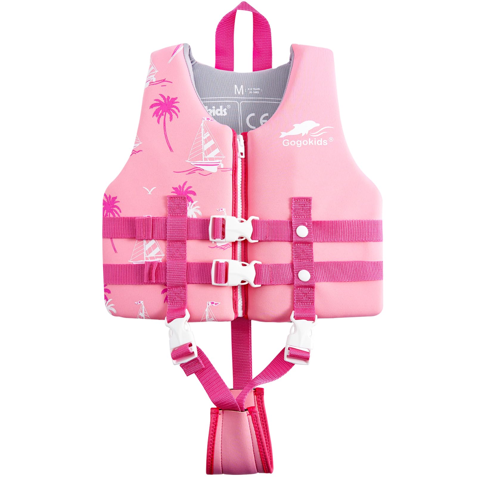 Gogokids Toddler Swim Vest, Kids Floaties – Boys & Girls Buoyancy Jacket for Pool & Beach, Fits 2-8 Years / 22-60 lbs