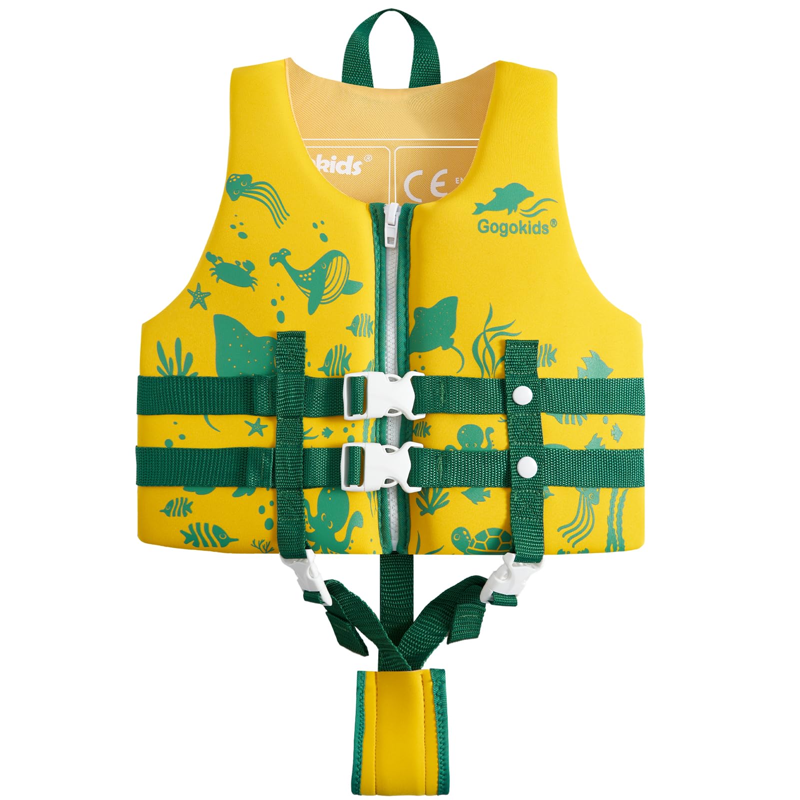 Gogokids Toddler Swim Vest, Kids Floaties – Boys & Girls Buoyancy Jacket for Pool & Beach, Fits 2-8 Years / 22-60 lbs