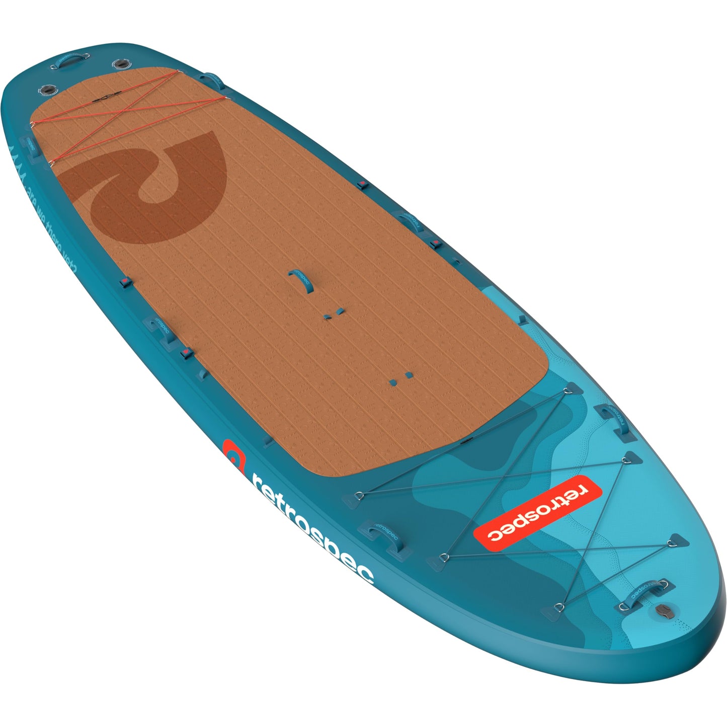 Retrospec Weekender Crew Inflatable Paddle Board - 12ft & 15ft XL Multi-Person iSUP with 400 & 1050lb Capacity & No-Slip Deck - Includes 2 Paddles & Accessories