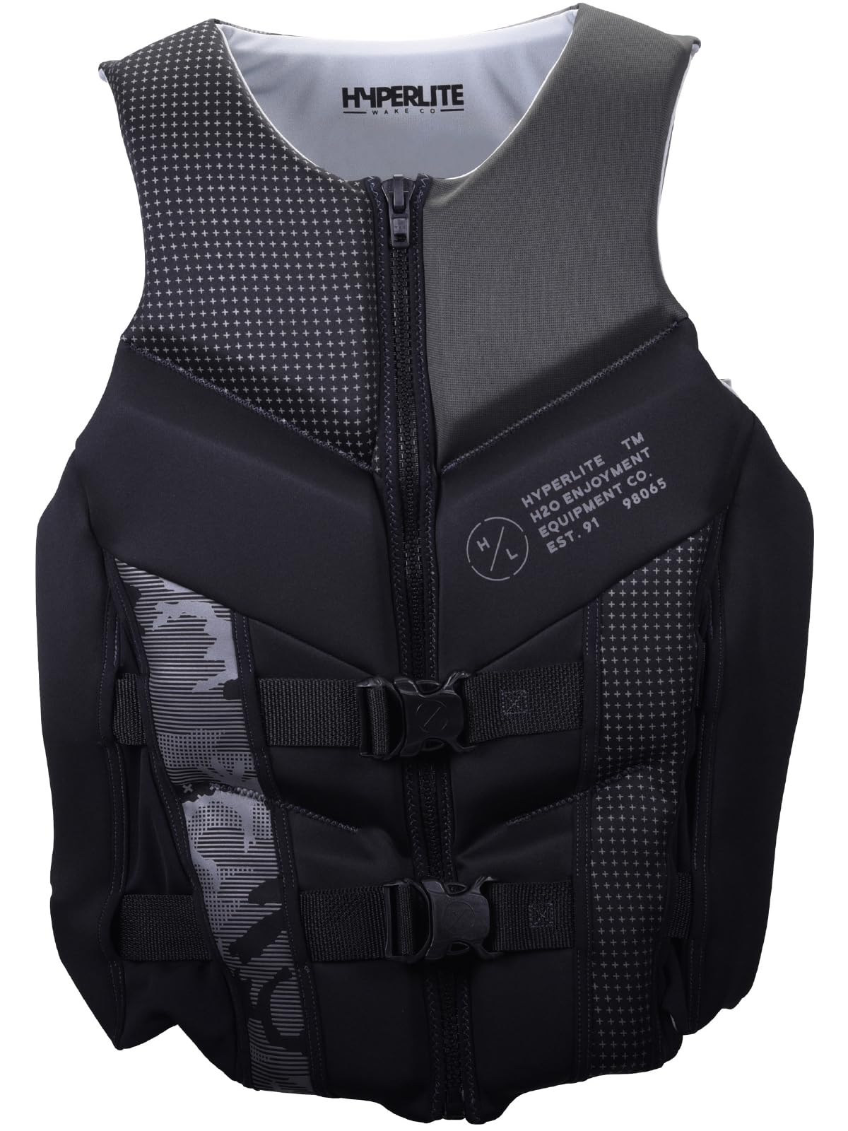 HyperLite Men's Elite Life Jacket - US Coast Guard Approved Level 70 Buoyancy Aid, Great for Any Water Sports Activity Including Boating, Paddle & Swimming