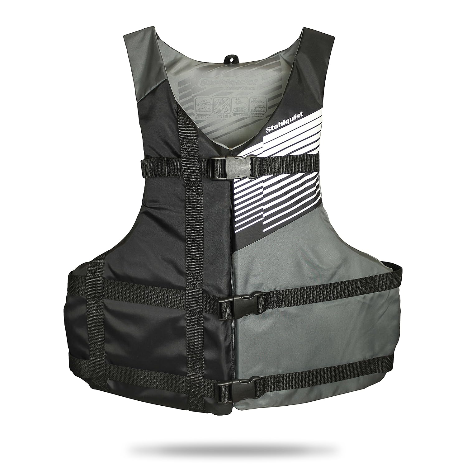 Stohlquist FIT Adult Life Jacket, US Coast Guard Approved Type III Life Vest, PFD for Men and Women, Easily Adjustable, Lightweight and High Buoyancy - Universal Fit (30-52" Chest)