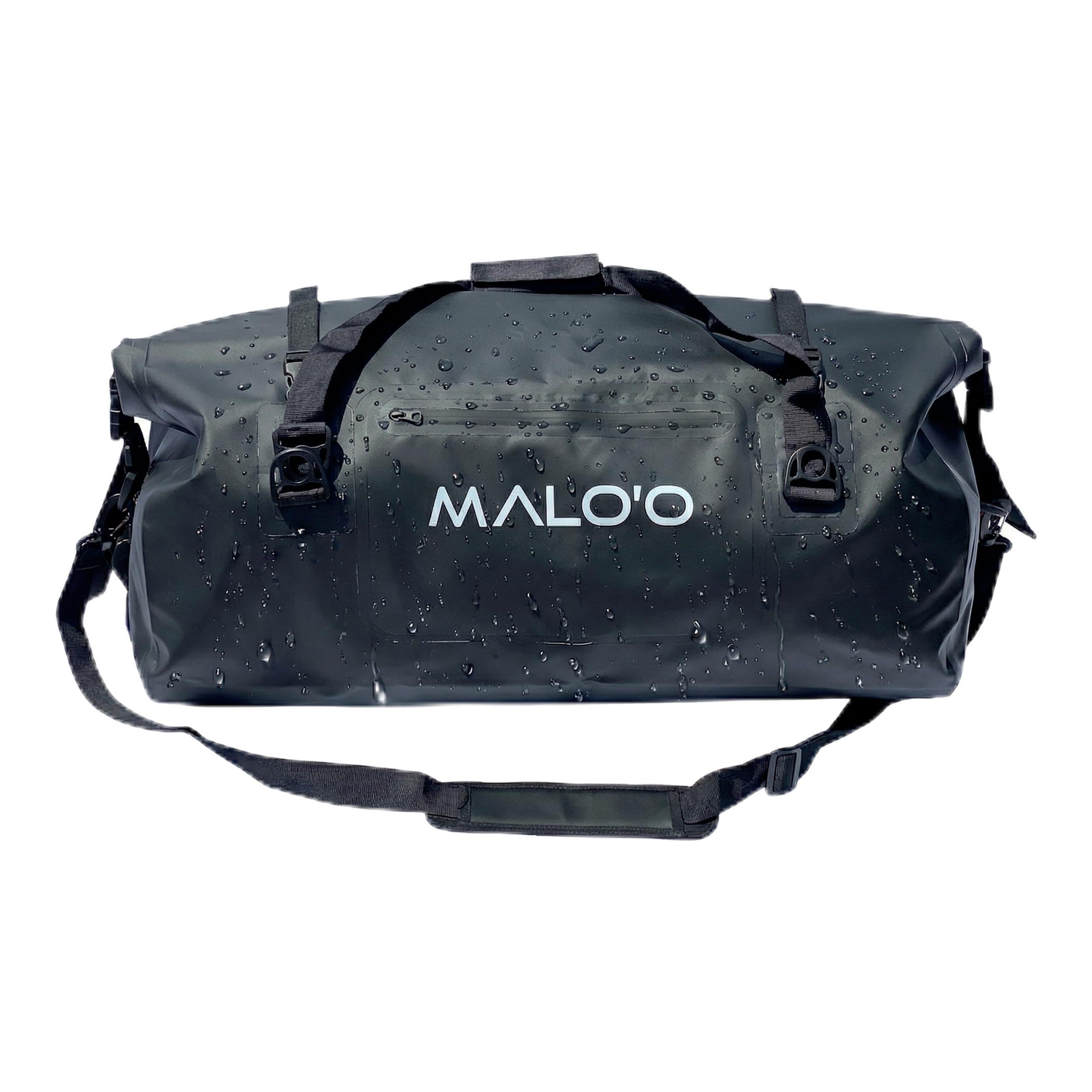 Malo’o Waterproof Dry Duffel, Heavy-Duty Roll Top Waterproof Gear Bag with Shoulder Straps & Molle Loops, Marine Duffel for Kayaking, Boating, Camping, Beach & Travel