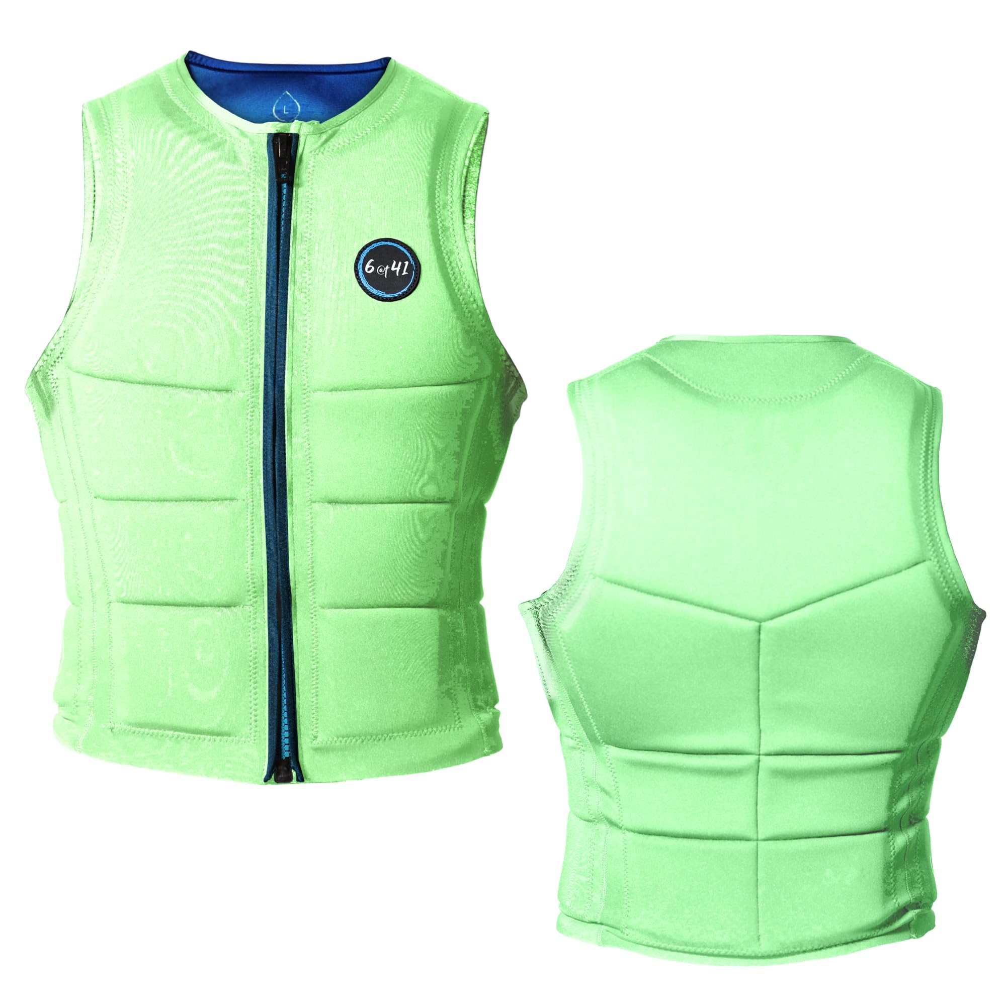 6@t41 Slalom Water Ski Competition Vest – Padded Jacket for Slalom & Trick Skiing with Maximum Movement Design, Jacket High-Performance Fit