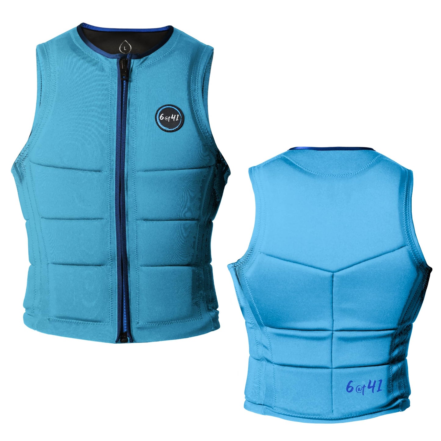 6@t41 Slalom Water Ski Competition Vest – Padded Jacket for Slalom & Trick Skiing with Maximum Movement Design, Jacket High-Performance Fit