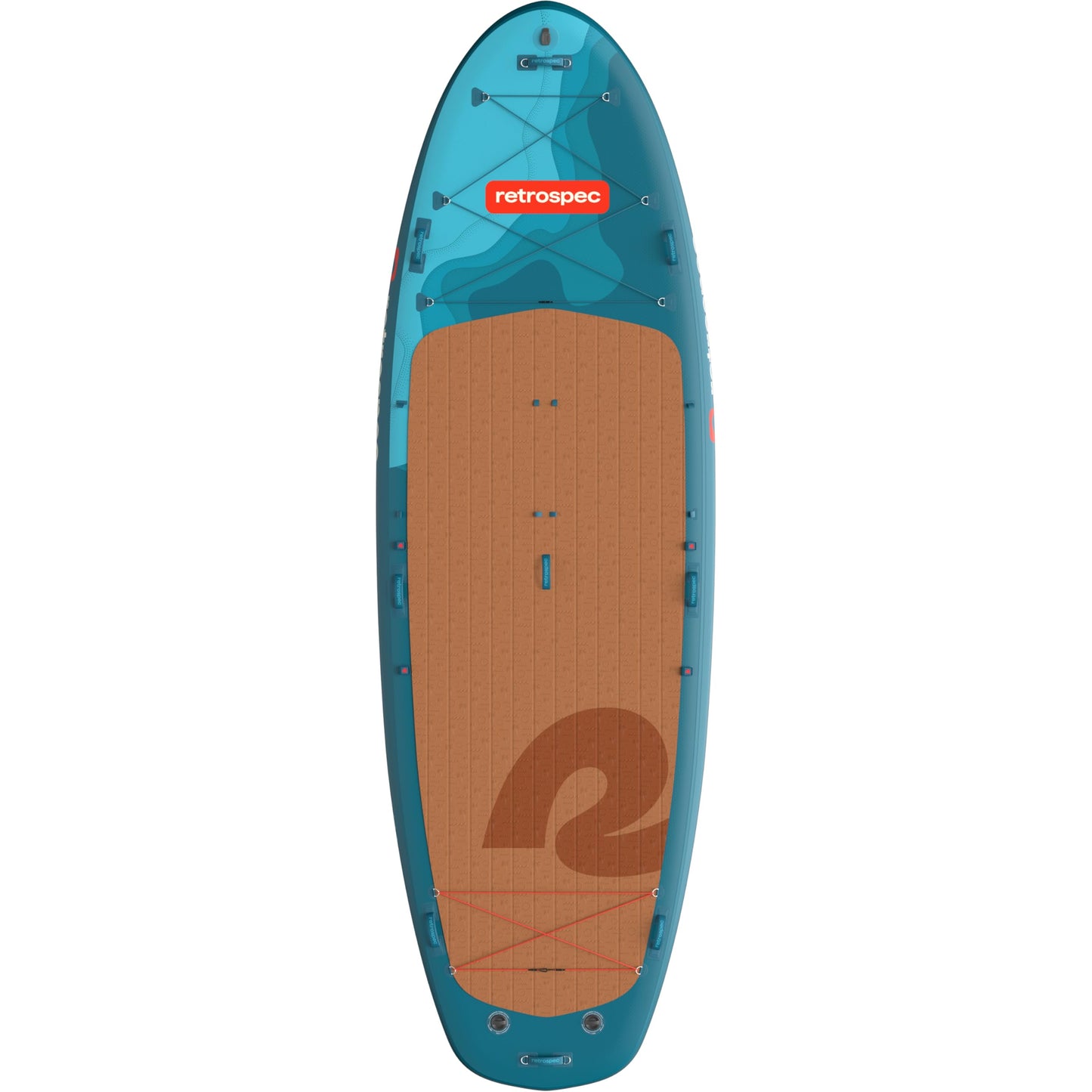 Retrospec Weekender Crew Inflatable Paddle Board - 12ft & 15ft XL Multi-Person iSUP with 400 & 1050lb Capacity & No-Slip Deck - Includes 2 Paddles & Accessories