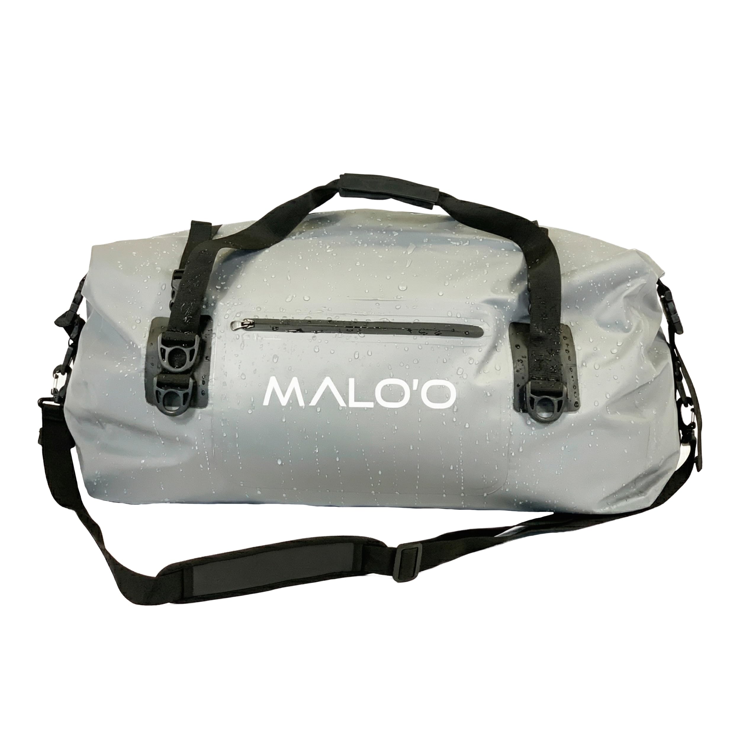 Malo’o Waterproof Dry Duffel, Heavy-Duty Roll Top Waterproof Gear Bag with Shoulder Straps & Molle Loops, Marine Duffel for Kayaking, Boating, Camping, Beach & Travel