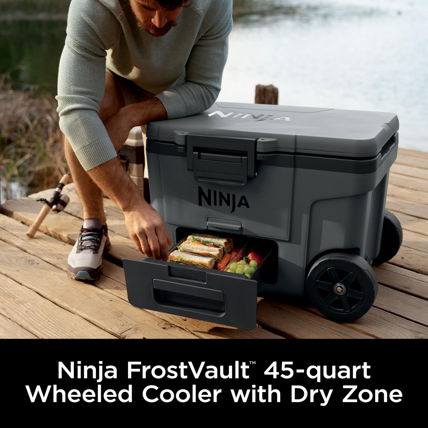 Ninja FrostVault 45QT Cooler with Wheels