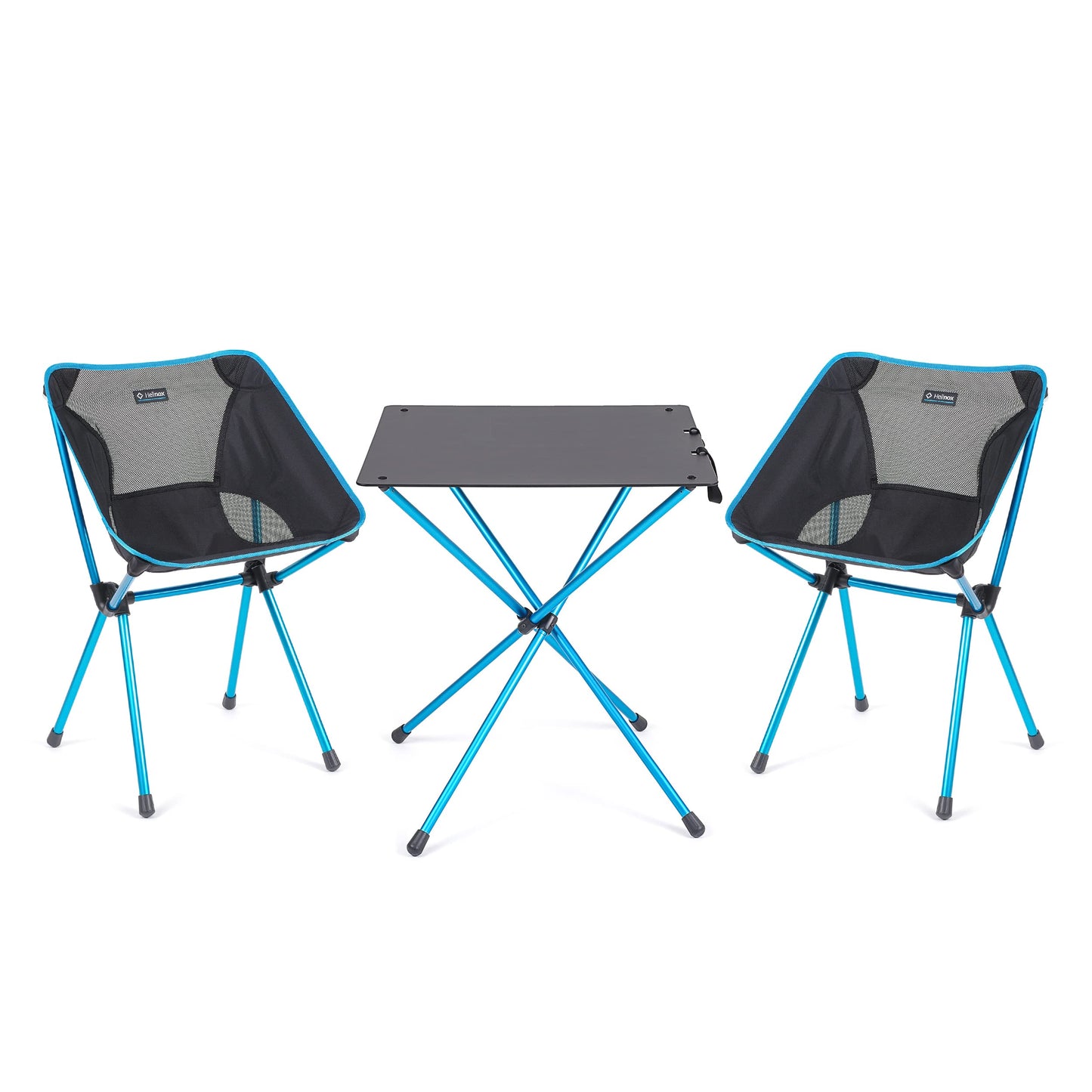 Helinox Café Table + Two Café Chairs