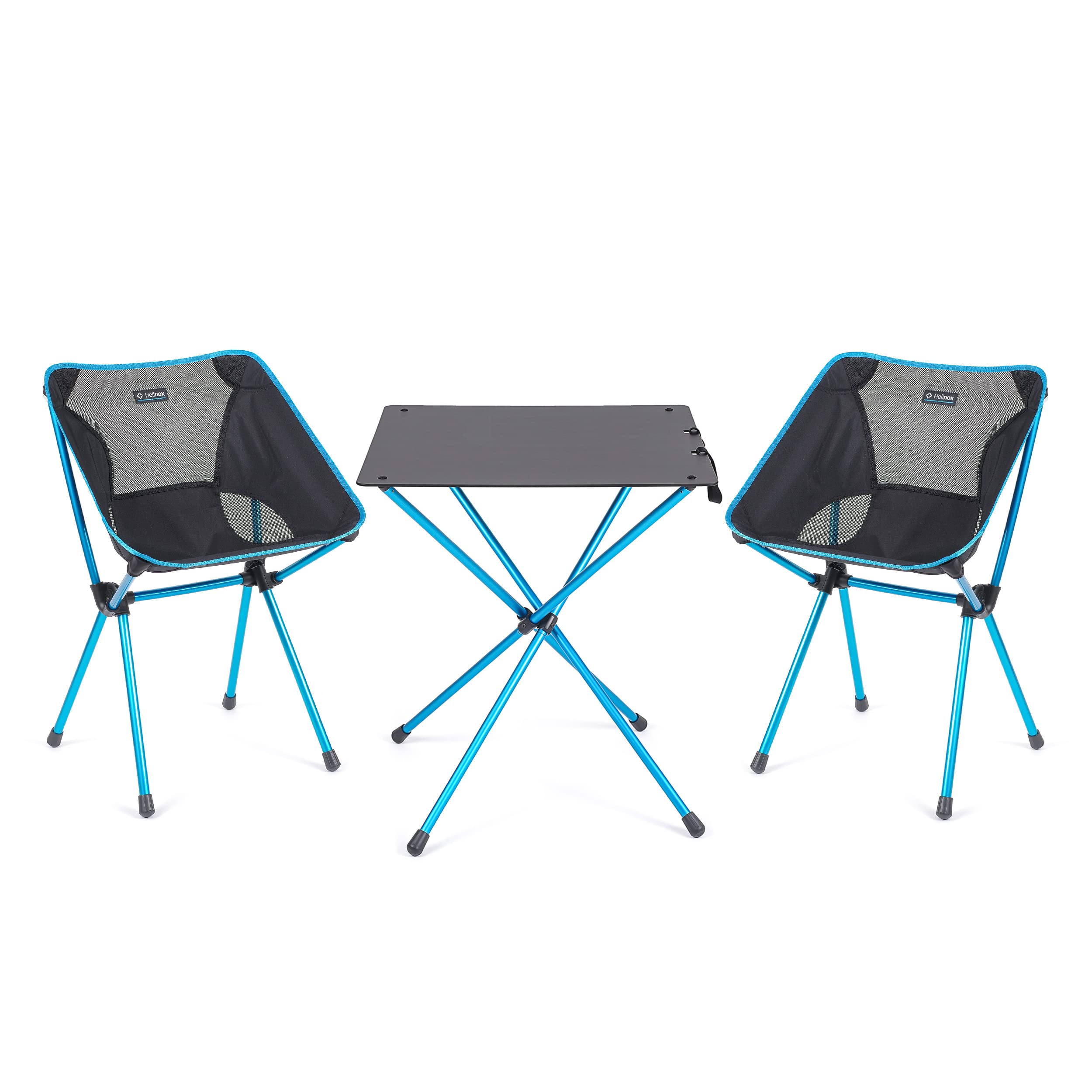 Helinox Café Table + Two Café Chairs