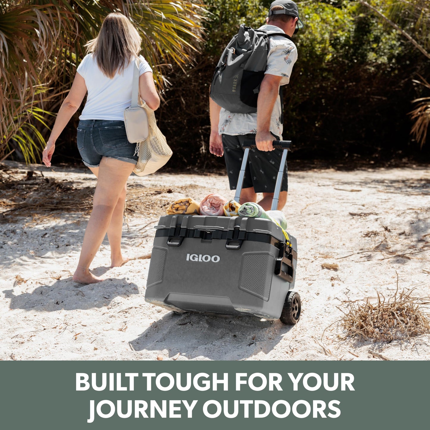Igloo Trailmate Roller Cooler | Insulated Hard Shell Ice Chest